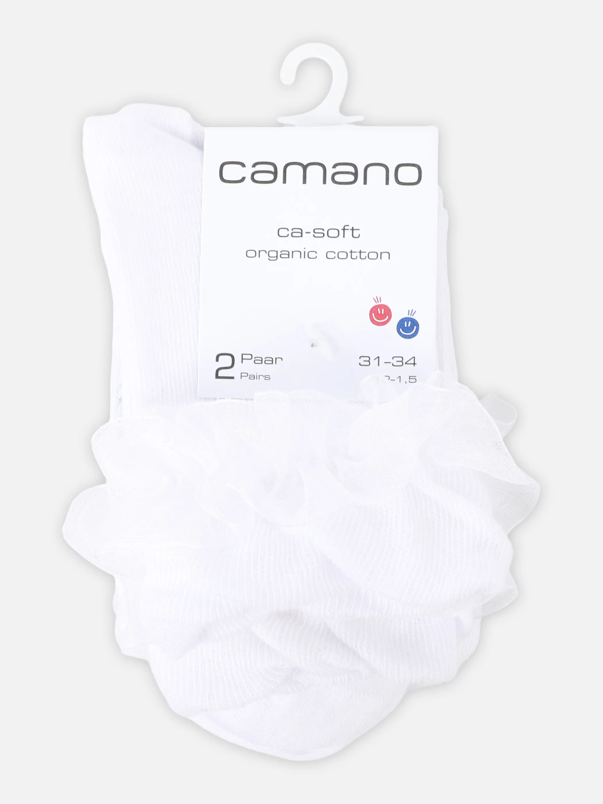 Camano 1106138 Mädchen Rüschen Socke Weiß 923549 1000 2